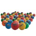 Voit 8.5 in. Rainbow Playground Balls, Pack of 48, 48PK 1233179